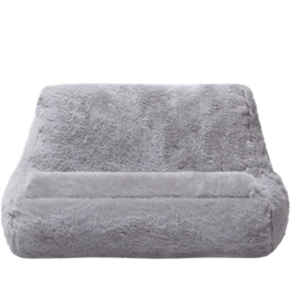 SUMMER AND ROSE FAUX FUR BOOK AND TABLET PILLOW